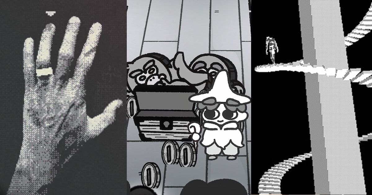  Steam’s Monochropoly event highlights the rise of black-and-white game art 